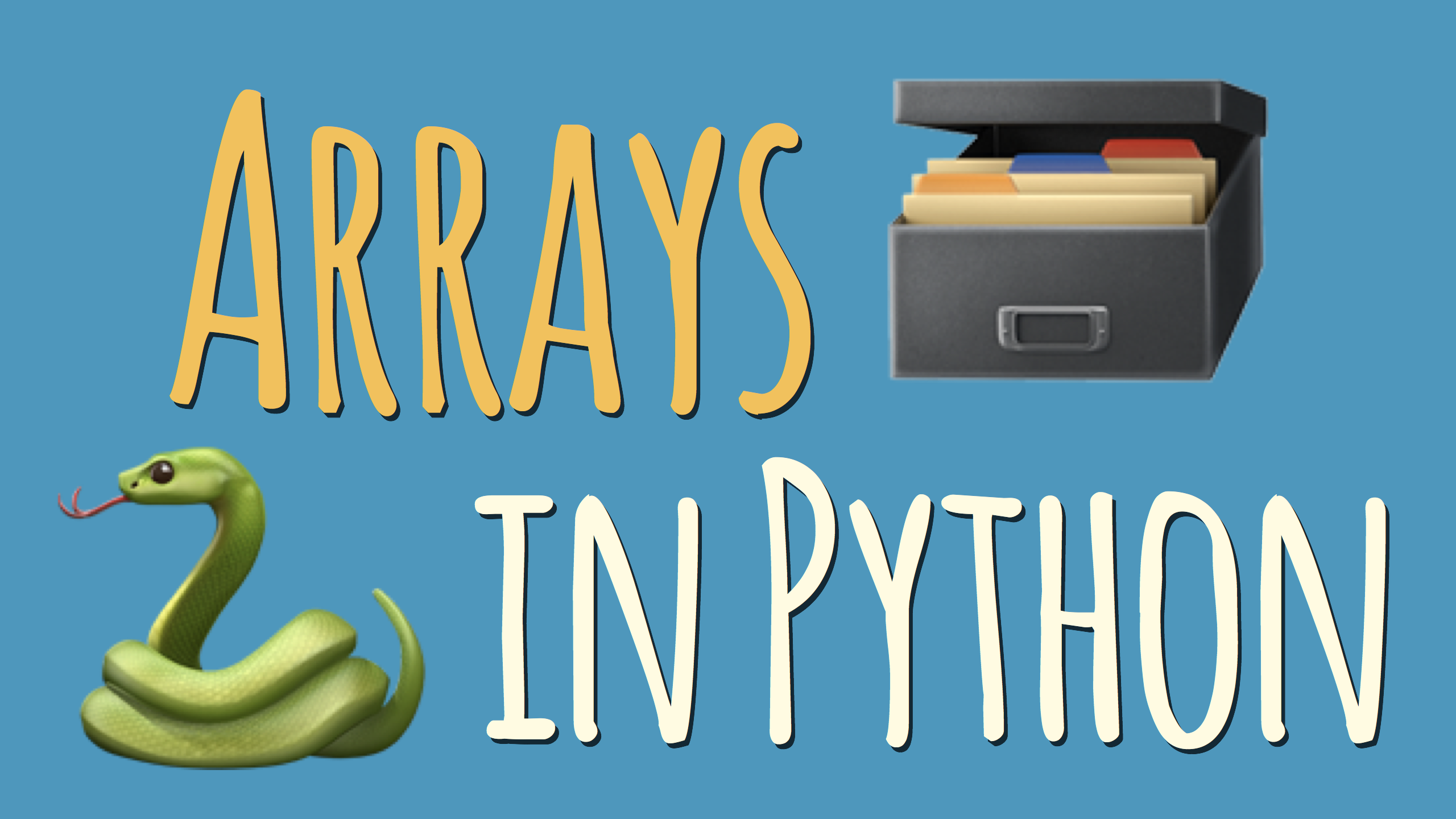Array Data Structures in Python