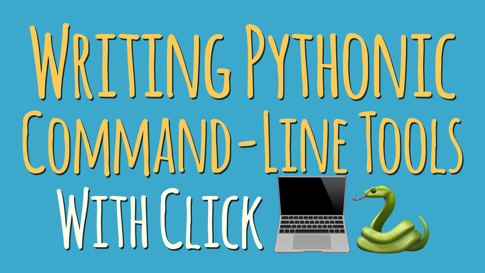 Writing Pythonic Command-Line Tools with Click
