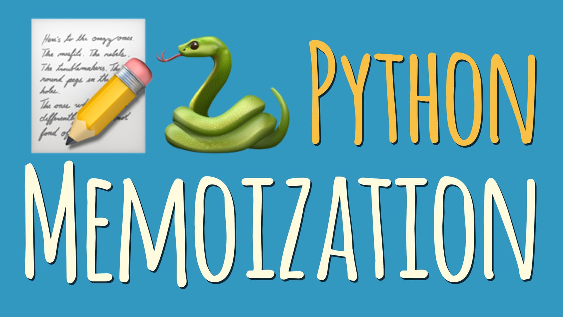 Python Memoization