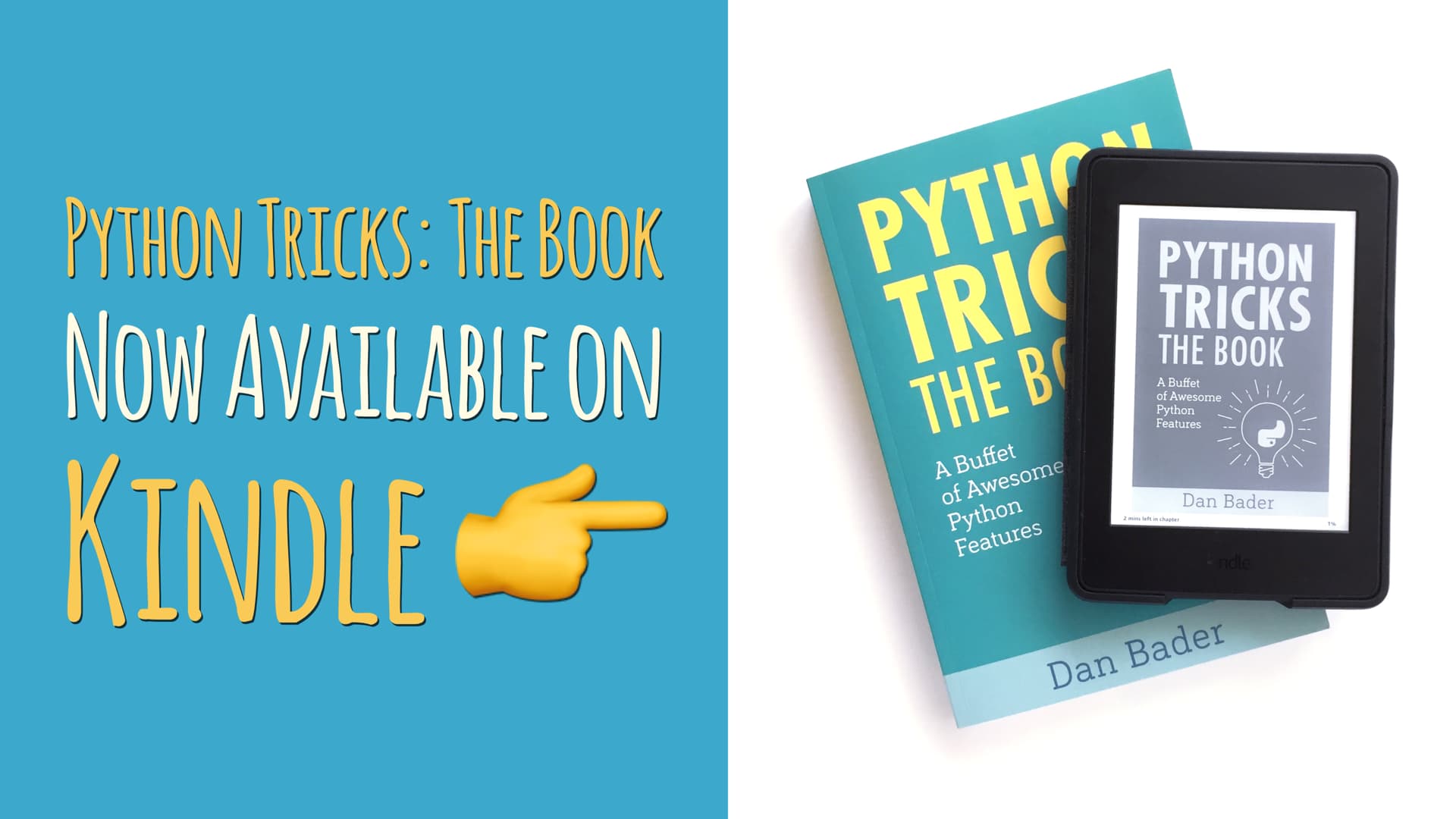 Python Tricks: The Book Is Now Available on Kindle