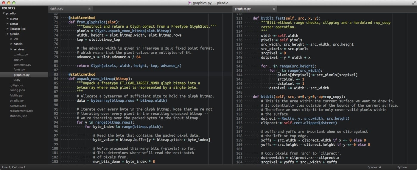 sublime text settings for python