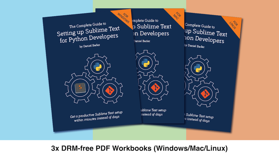 Sublime Python PDF Workbooks