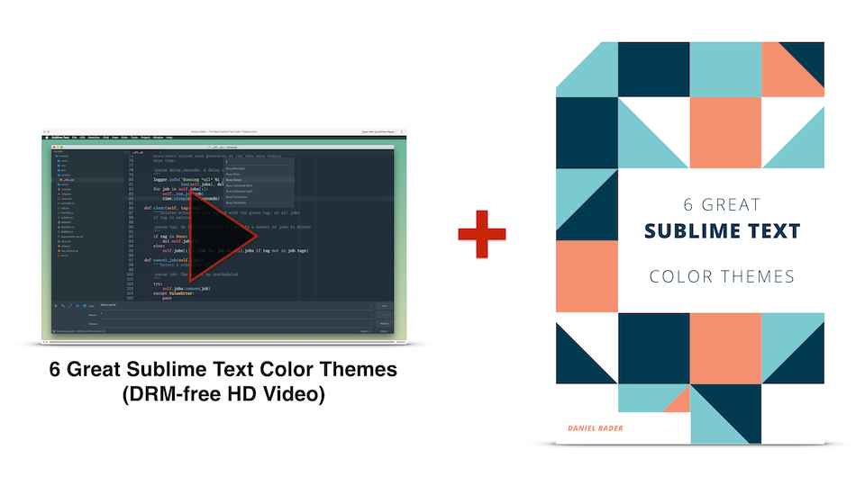 Sublime Python Great Color Themes