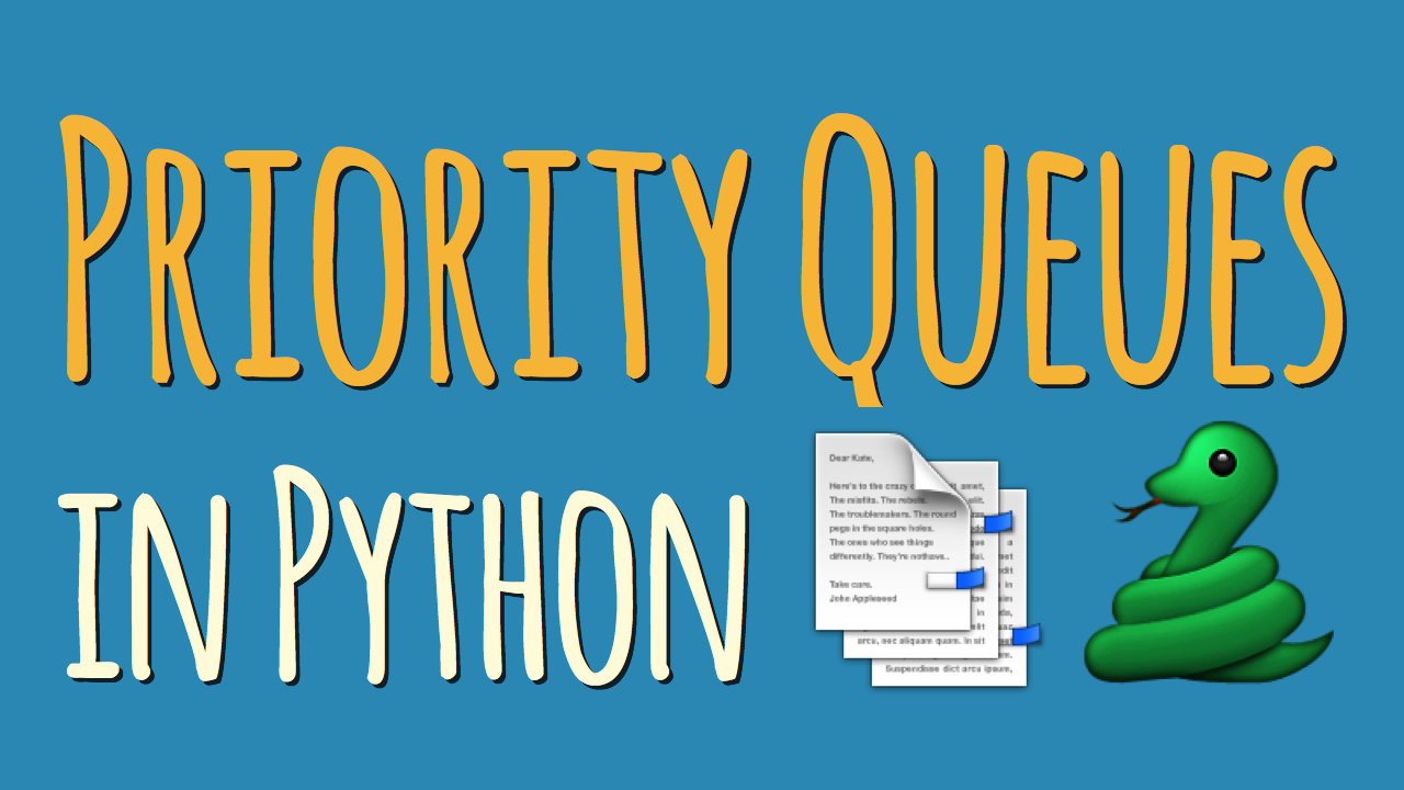 Priority Queues in Python