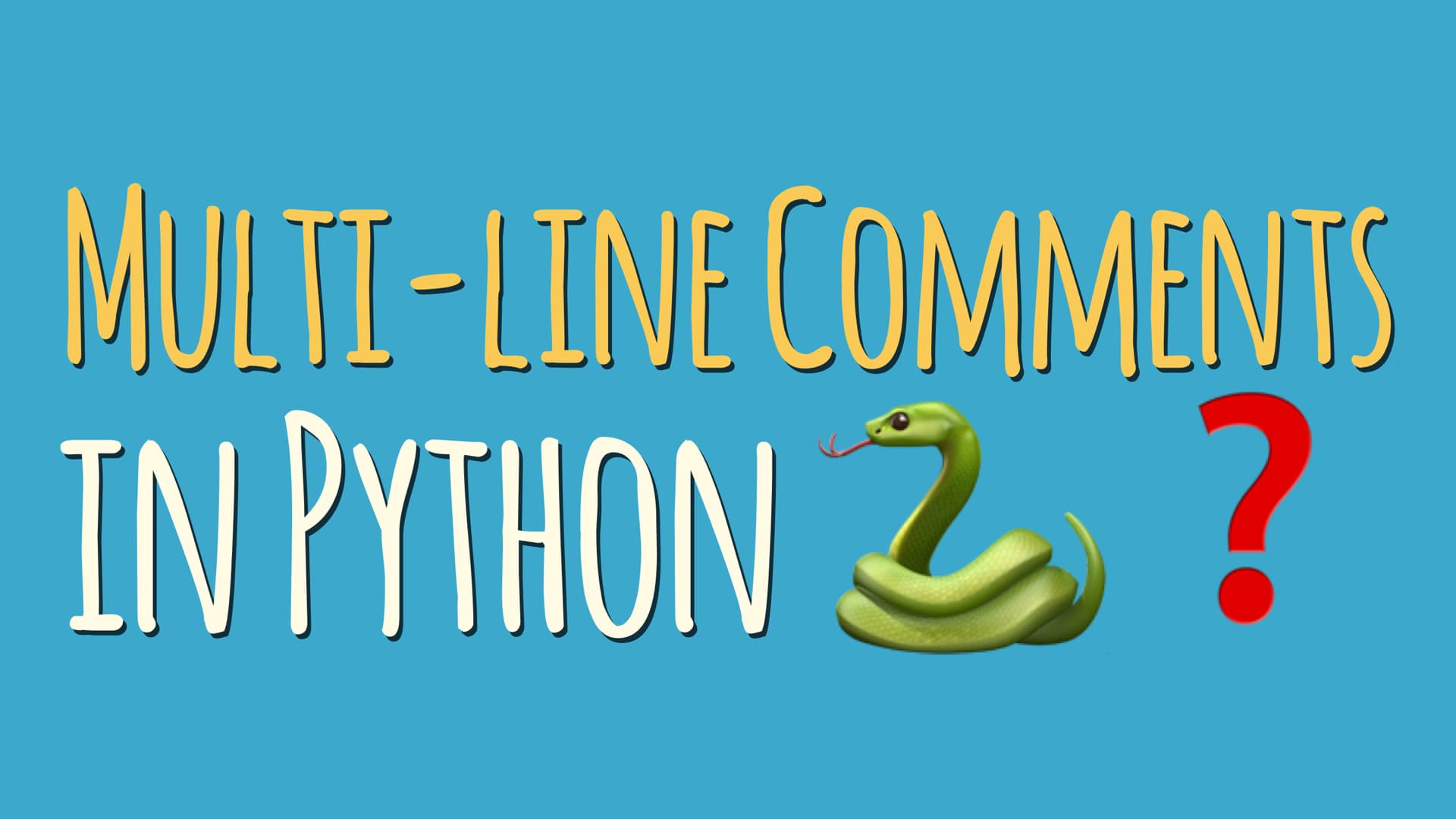 Python Multi-line Comments: Your Two Best Options – dbader.org