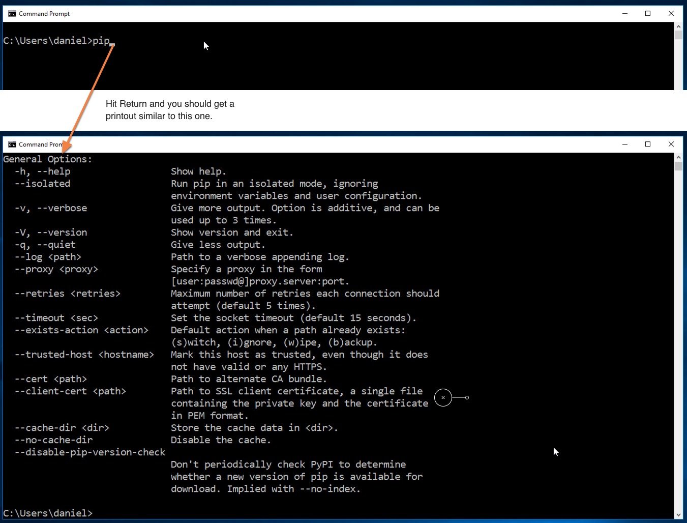 install ipython pip windows